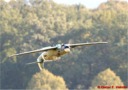 J�rgen Sickinger mit Me 109, 75-Jahre Graupner, Modellflugtag 25.09.2005 auf der Hahnweide